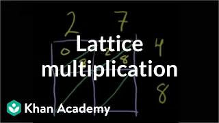 Lattice multiplication | Multiplication and division | Arithmetic | Khan Academy