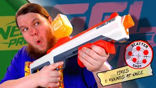 The NERF Gelfire RAID does SCATTER SHOT!