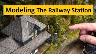 Scratch Building (Part 2) The Train Station | Boomer Diorama ~ # 252