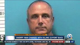 Sheriff:  Man charged with killing 23-point buck