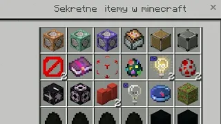 34 sekretne bloki moby i itemy w minecraft