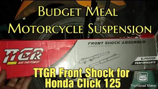 Budget Meal Front Shock Suspension for Honda Click 125. TTGR Suspension