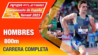 Final 800m hombres - Campeonato de España Atletismo Torrent 2023 - Adrián Ben