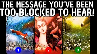 The Message You've Been Too Blocked To Hear??✨🌟🕯️🌍✨⎜Timeless Reading ⇠ Pick A Card