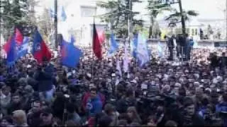 Georgia's 'campaign of civil disobedience' - 10 April 09