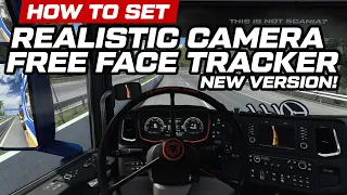 NEW! How to Setup FREE Face / Head Tracker in ETS2 and ATS  using New Version Open Track