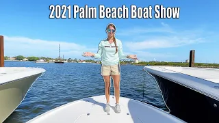 2021 Palm Beach Boat Show & Mansion Yacht Tour! Walk the Show with Us