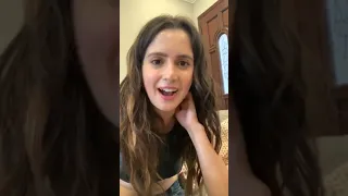 Laura Marano | Instagram Live Stream | April 11, 2020