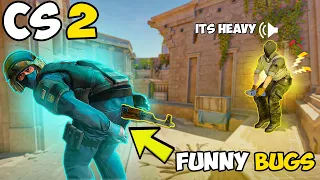 FUNNY BUGS on CS2 NEW MAP - COUNTER STRIKE 2 MOMENTS #7