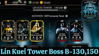 Lin Kuei Tower Boss Battle 130 & 150 Fight + Reward MK Mobile