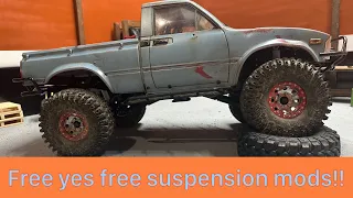 Free suspension mods to include the chino mod on the RC4WD tf2! Do they make a difference?