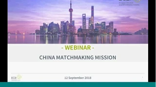 China Cleantech's Market Webinar - 12 september 2018