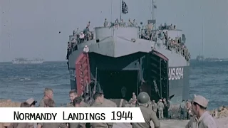 June 1944 - The Normandy Landings (in color and HD)