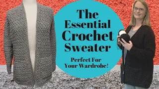 The Essential Crochet Sweater