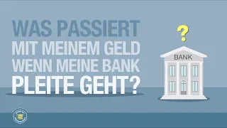 Was passiert mit meinem Geld, wenn meine Bank PLEITE geht? (Eurocrash)