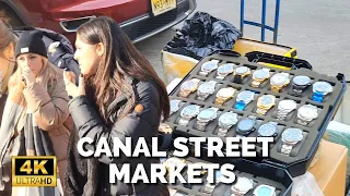 4K Canal Street Markets Walking Tour in Chinatown NYC - Rolex, Dior, Ray-Ban??