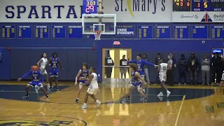 MIAA D3 Boy's Basketball   St  Mary's vs  East Boston HB March 3, 2023