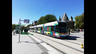visite de la #ville de #Nantes de ces #transports en commun et les lieux #publics 🎥💯📍☀️🚉🚍