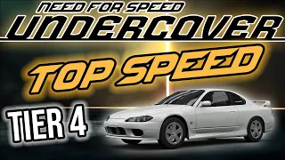 HIGHEST TOP SPEEDS OF THE TIER 4 CARS ★ Need For Speed: Undercover