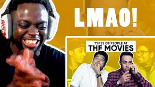 MUSA LOVE L1FE Reacting to Types Of People At The Movies | People In Cinemas | Jordindian