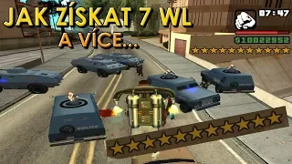 GTA San Andreas - Jak získat 7 WL a více