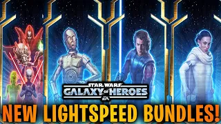 *NEW* Lightspeed Bundles Coming to SWGoH! GAS, Negotiator, Padme, Nightsisters, and More!