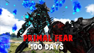 I Survived 100 Days In Ark Primal Fear, Here's What Happened!