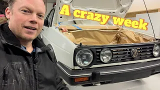 Vw Golf Mk2 Citystromer, update, subframe.