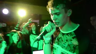 найтивыход - киты умирают в лужах бензина (Live @ Minsk / Bristle Bar / 13.12.2015)