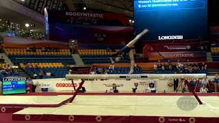 MENDEZ Ana Karina (PER) - 2018 Artistic Worlds, Doha (QAT) - Qualifications Balance Beam