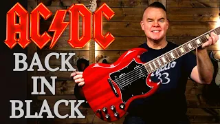 How to Play Back in Black AC/DC -(Beginner ACDC Rock Guitar Lesson)