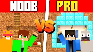 NOOB VS PRO FÖLDALATTI BÁZIS ÉPITŐ KIHIVÁS!