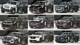 10 Most Popular Midsize SUVs (2022) In New, Tougher IIHS Side Crash Test