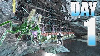 How We Claimed A Unraidable Pirate Cave Day 1! | Ark PvP