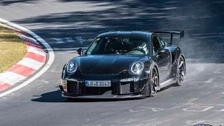 2018 Porsche 991 GT2 RS testing on the Nürburgring Nordschleife! - Amazing Sounds & Hard driving