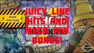 DANGER HIGH VOLTAGE (BIG TIME GAMING)  EXCITING JUICY LINE HIT ACTION & MEGA WIN BONUS