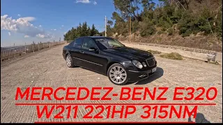 MERCRDEZ BENZ E320 W211 221HP TEST DRIVE