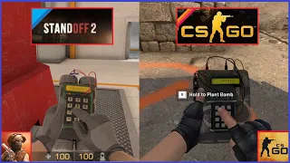 Standoff2 vs CSGO Guns and Bomb SOUND Comparison