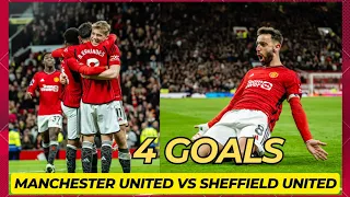 4 Goals ⚽️ Manchester United vs Sheffield United