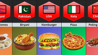 National Food From Different Countries