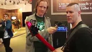 Jeff Waters guitarist with Annihilator and his TronicalTune @ Musikmesse Frankfurt 2014