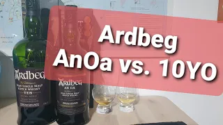#вискипанорама #ardbeg #whisky Виски обзор 208. Ardbeg An Oa vs 10 YO