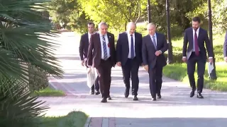 ראש הממשלה בנט ונשיא רוסיה פוטין, בתום פגישתם