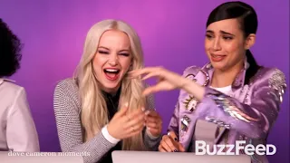 funny dove cameron and sofia carson moments ( in one interview )