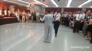 Norma Miller social dancing at 94 years of age.