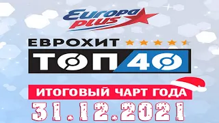 🔥 ✮ ЕвроХит Топ 40 Europa Plus: Итоговый Чарт Года [31.12] [2021] ✮ 🔥