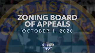 Zoning Board of Appeals: October 1, 2020