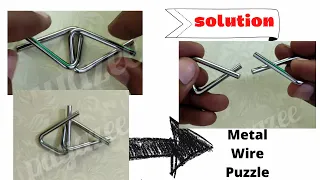 Triangle shape Metal wire Puzzle Solution | 13 of 16