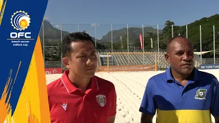 OFC Beach Soccer Nations Cup 2023 | Final Captains | Interview