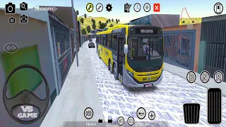 Volkswagen Double Front Wheels Bus Mod Drive - Proton Bus Simulator 2023 Gameplay